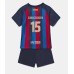 Cheap Barcelona Andreas Christensen #15 Home Football Kit Children 2022-23 Short Sleeve (+ pants)